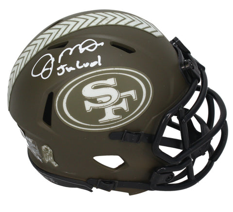 Joe Montana Autographed "Joe Cool" 49ers STS Mini Helmet Fanatics LE 24/24