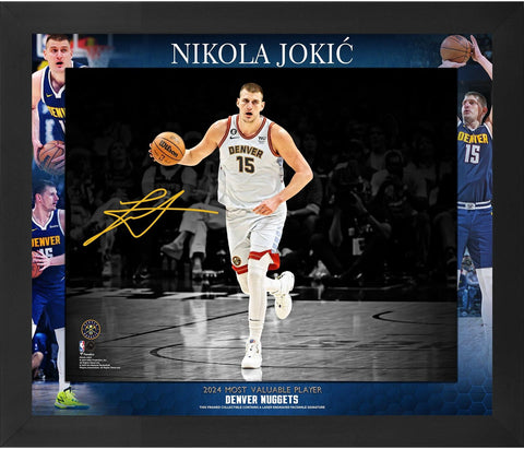 Autographed Nikola Jokic Nuggets 20x24 Photo Fanatics Authentic COA