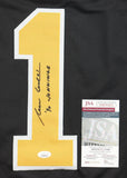 Reggie Lemelin Signed Boston Bruins Jersey Inscribed "90 Jennings" (JSA COA)