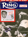 Carl "Bobo" Olson Autographed Signed The Ring Magazine Cover PSA/DNA #S48618
