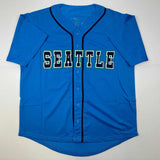 Autographed/Signed Julio Rodriguez Seattle Light Blue Jersey JSA COA