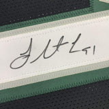 Framed Autographed/Signed Fletcher Cox 33x42 Philadelphia Black Jersey JSA COA