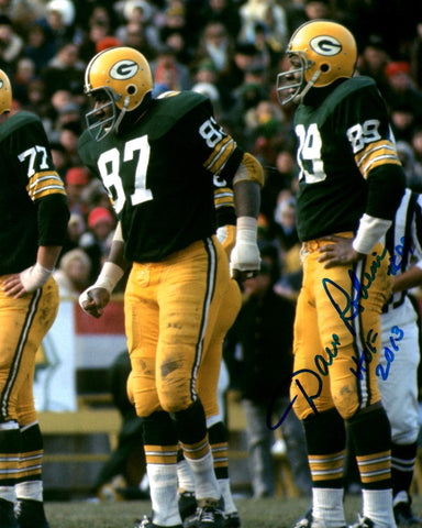 Packers SB I & II Champ DAVE ROBINSON Signed 8x10 Auto Photo #9 w/ HOF 2013