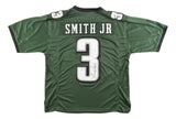 Nolan Smith Jr Philadelphia Signed Green Football Jersey JSA QR Hologram