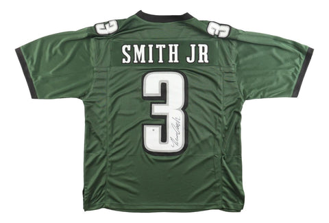 Nolan Smith Jr Philadelphia Signed Green Football Jersey JSA QR Hologram