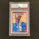 2016-17 NBA Hoops #163 Isaiah Canaan Signed Card AUTO 10 PSA Slabbed Bulls