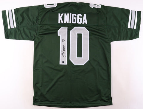 Noah Knigga Signed Eastern Michigan Eagles Jersey (Authentic Ink) 5 Star Recruit