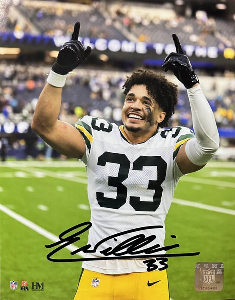 Green Bay Packers Safety EVAN WILLIAMS Signed 8x10 Photo #2 AUTO