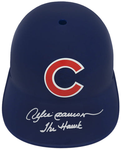 Andre Dawson Signed Chicago Cubs Souvenir Rep Batting Helmet w/The Hawk (SS COA)