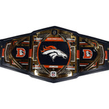 Bo Nix Autographed/Signed Denver Broncos WWE Belt Beckett Witness 49639