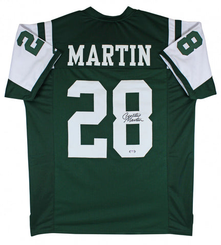 Curtis Martin Signed New York Jets Jersey (PSA COA) 5 Time Pro Bowl Running Back