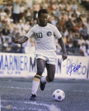 Pele Signed 16x20 Soccer Dribbling Photo Fanatics
