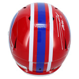 Josh Allen Autographed Buffalo Bills 1987-01 Throwback Full Size Helmet Beckett