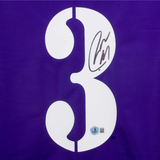 Roberto Carlos Signed Real Madrid Away Soccer Jersey #3 with Beckett Witness