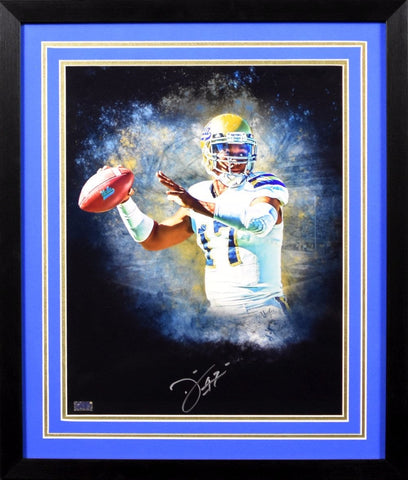 BRETT HUNDLEY AUTOGRAPHED UCLA BRUINS 16x20 FRAMED PHOTO COA