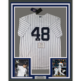 Framed Autographed Anthony Rizzo 33x42 Yankees Authentic Jersey Fanatics COA