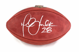 Marshall Faulk Signed NFL Authentic Football - Los Angeles Rams