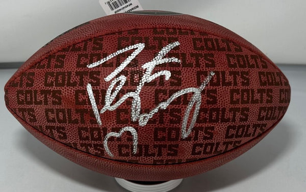 Indy Colts PEYTON MANNING Signed Authentic Colts Logo Football AUTO - FAN