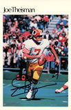Joe Theismann Signed Washington Redskins Mini Poster 32/50 BAS 46095