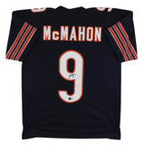 Jim McMahon Authentic Signed Navy Pro Style Jersey Autographed BAS Witnessed