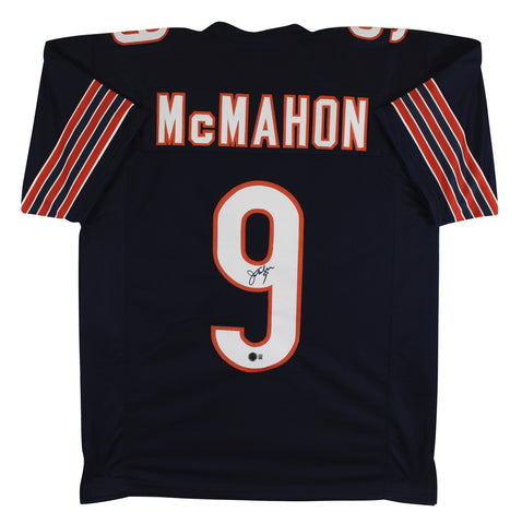 Jim McMahon Authentic Signed Navy Pro Style Jersey Autographed BAS Witnessed