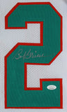 Bob Griese Authentic Signed White Pro Style Jersey Autographed JSA Witness