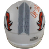 JK Dobbins Autogrraphed/Signed Denver Broncos 24 Alt Mini Helmet JSA 57175