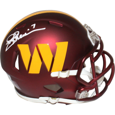 Joe Theismann Signed Washington Commanders Mini Helmet Beckett 43034