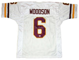 DARREN WOODSON AUTOGRAPHED SIGNED ARIZONA STATE SUN DEVILS #6 WHITE JERSEY JSA