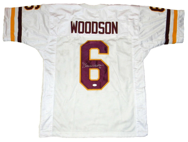 DARREN WOODSON AUTOGRAPHED SIGNED ARIZONA STATE SUN DEVILS #6 WHITE JERSEY JSA