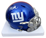Abdul Carter Signed/Auto Mini Football Helmet New York Giants Beckett 200055