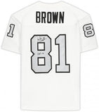 Team Issuedm Brown Oakland Raiders Signed Mitchell & Ness Jersey