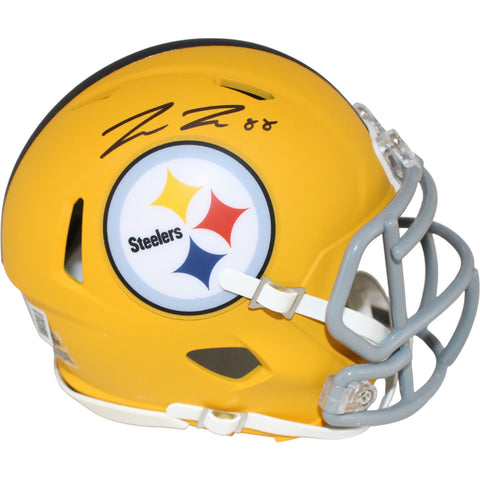Pat Freiermuth Autographed Pittsburgh Steelers Mini Helmet 25 ALT Beckett 53145