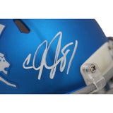 Calvin Johnson Autographed/Signed Detroit Lions Alt 23 Mini Helmet Beckett 47639