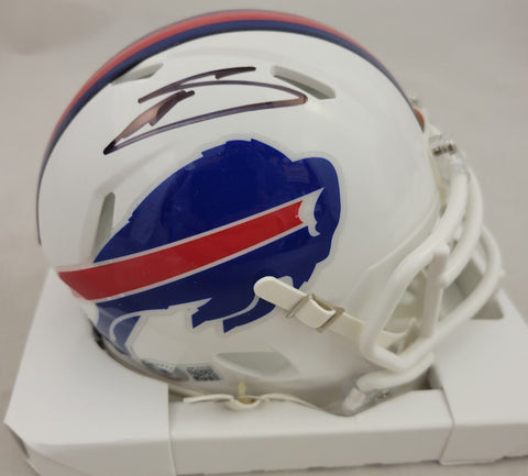 STEFON DIGGS SIGNED BUFFALO BILLS SPEED MINI HELMET BECKETT COA
