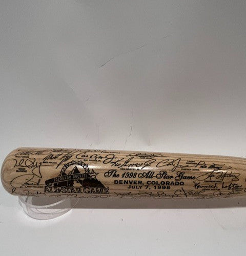 1998 MLB All-Star Game Commemorative Bat with Laser Signatures LE 905/1998