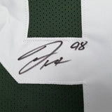 Framed Autographed/Signed Javon Hargrave 35x39 Green Bay Jersey Beckett COA