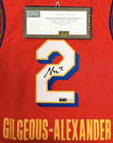 Shai Gilgeous-Alexander Autographed OKC 2025 All Star Jersey Panini LE 50
