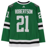 Jason Robertson Autographed Dallas Stars Authentic Green Adidas Jersey Fanatics
