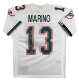 Dolphins Dan Marino "HOF MVP" Signed White 1990 TB Mitchell & Ness Jersey BAS 2