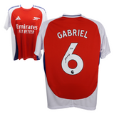 Gabriel Signed Arsenal FC Soccer Jersey #6 with Beckett COA