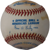 Hoyt Wilhelm Signed Giants American League Baseball Toned Beckett 44705
