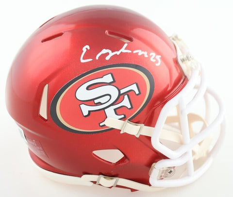 Elijah Mitchell Signed San Francisco 49ers Mini Helmet (Beckett) 2023 49ers R.B.