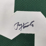 Autographed/Signed Paul Hornung Green Bay Green Stat Football Jersey JSA COA