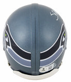 Seahawks Shaun Alexander Signed 2002-11 TB VSR4 Mini Helmet BAS Witnessed