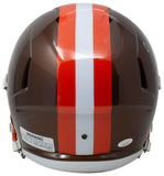 Nick Chubb Signed Cleveland Browns Full Size Speed Replica Flash Helmet JSA ITP