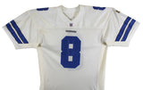 Cowboys Troy Aikman Authentic Signed White Wilson Authentic Jersey BAS #BU55012