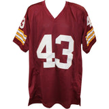 Larry Brown Autographed Pro Style XL Red Jersey 72 MVP Beckett Witness 54287