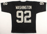 Ted Washington Signed Oakland Raiders Jersey (Pro Player Hologram) Nose Tackle