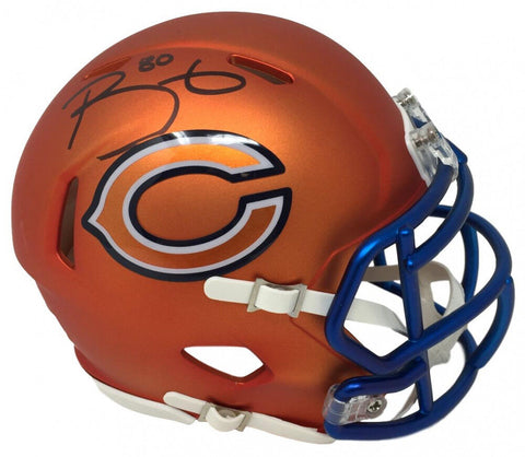 Trey Burton Signed Riddell Chicago Bears Mini Blaze Speed Helmet (JSA COA)